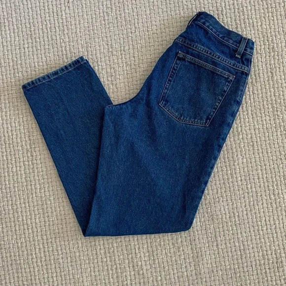 VINTAGE L.L Bean High Waisted Jeans Size 12 - Picture 2 of 5